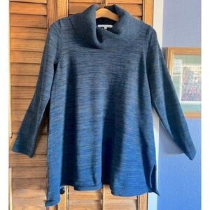 Anthropologie eight eight eight 100% Cotton Cowl Neck A-line Tunic Sweater
